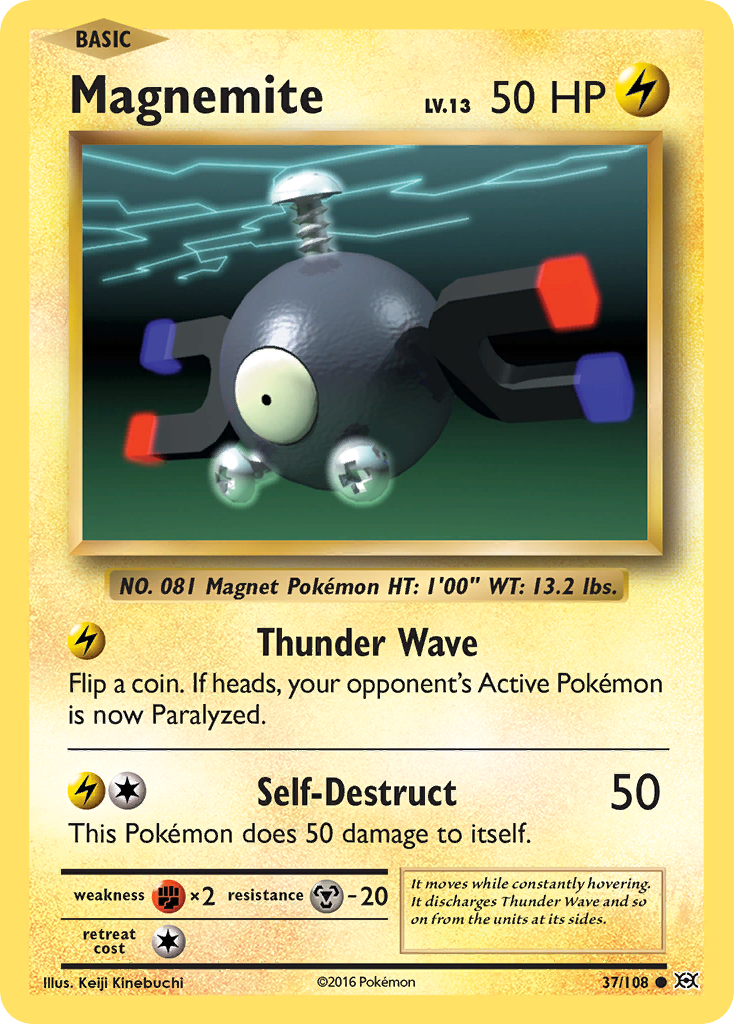 Magnemite (37/108) [XY: Evolutions] | Total Play