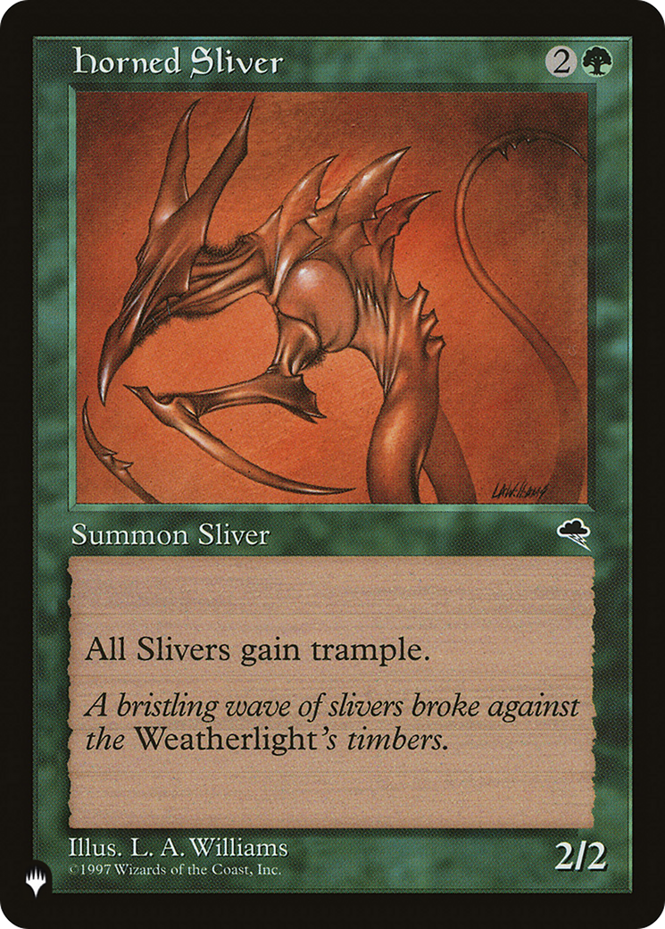 Horned Sliver [The List Reprints] | Total Play