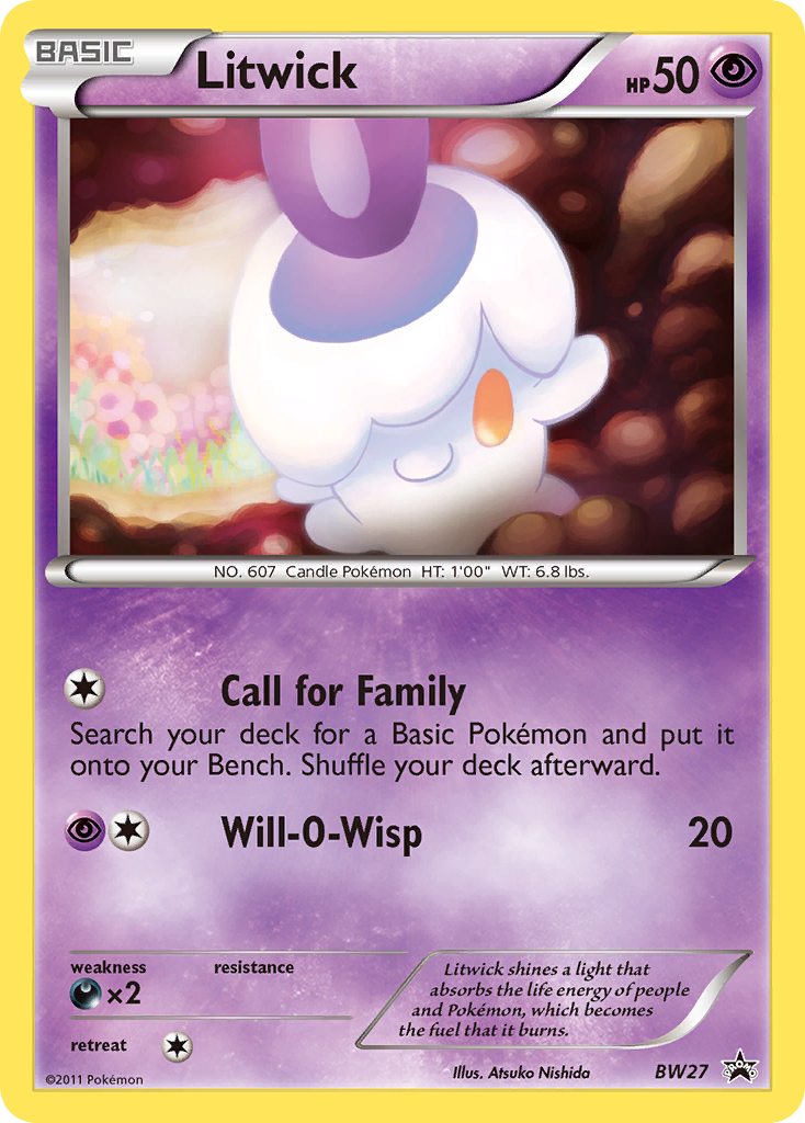 Litwick (BW27) [Black & White: Black Star Promos] | Total Play