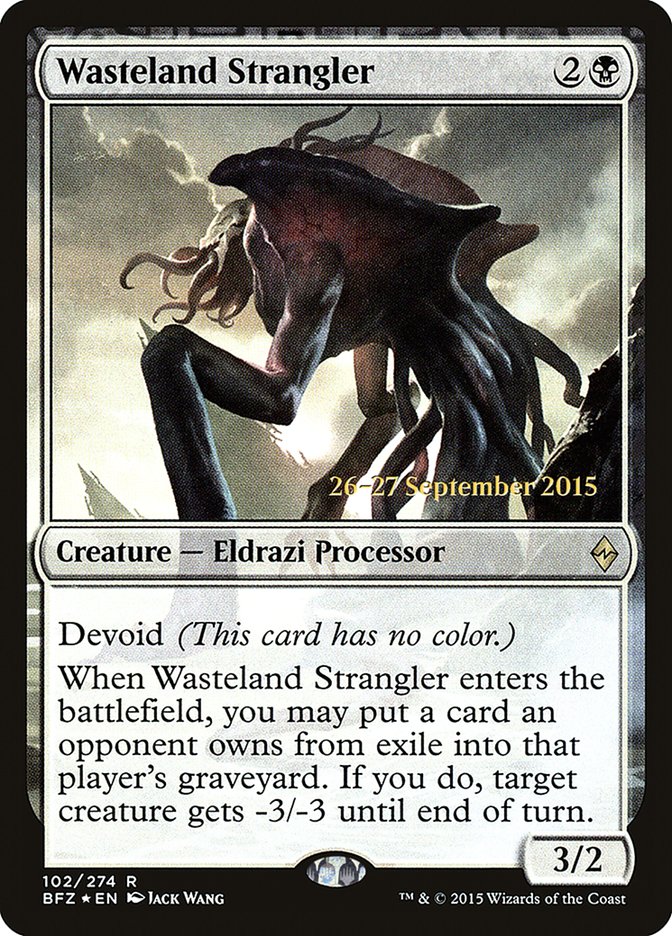 Wasteland Strangler [Battle for Zendikar Prerelease Promos] | Total Play