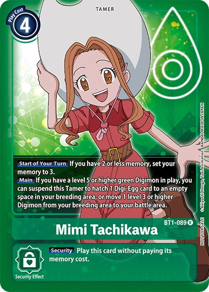 Mimi Tachikawa [BT1-089] (Official Tournament Pack Vol.3) [Release Special Booster Promos] | Total Play