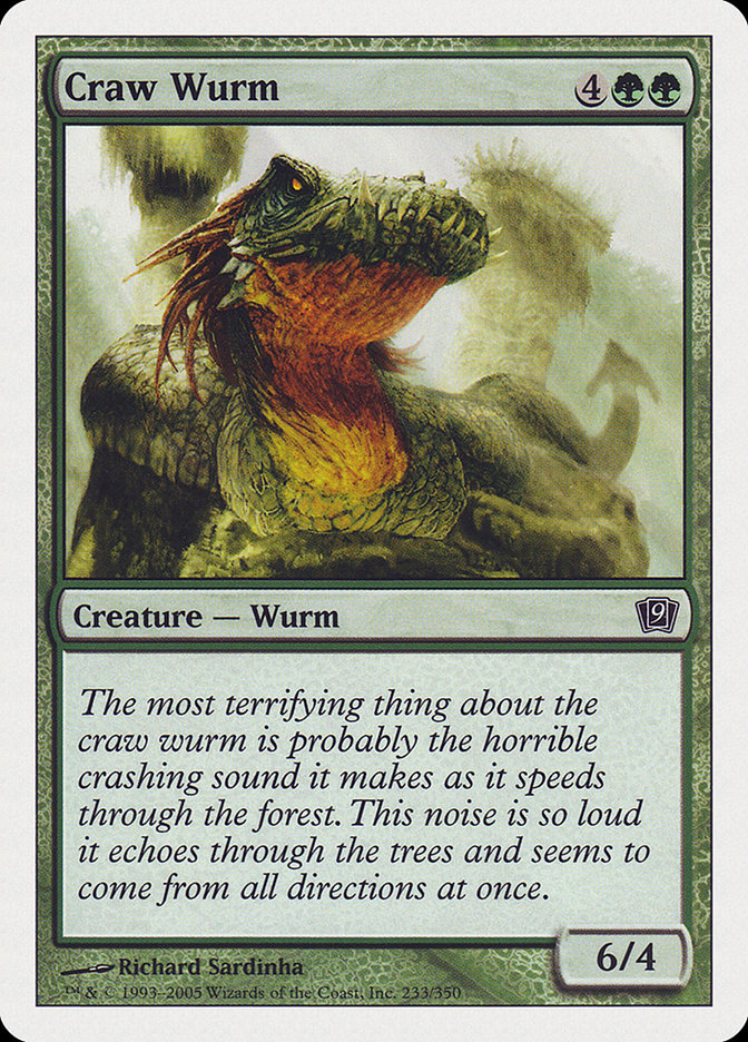Craw Wurm [Ninth Edition] | Total Play