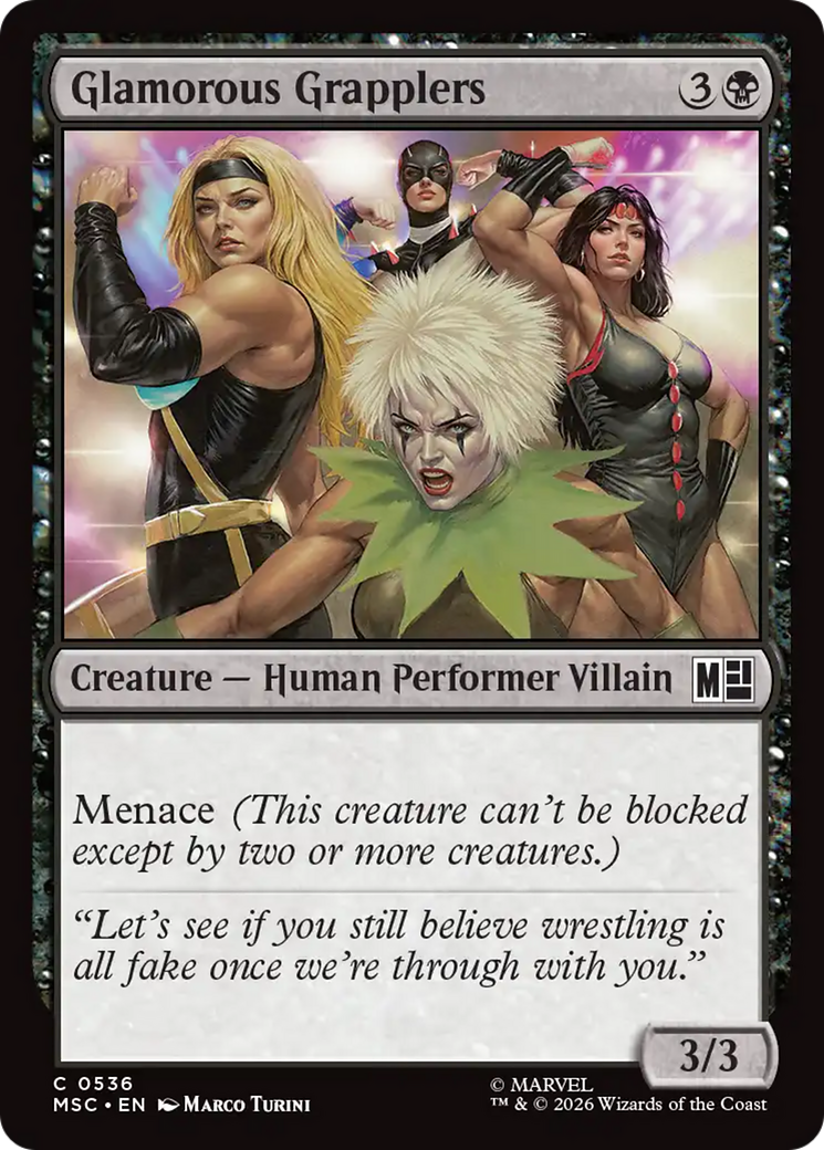 Glamorous Grapplers [Marvel Super Heroes Commander] | Total Play