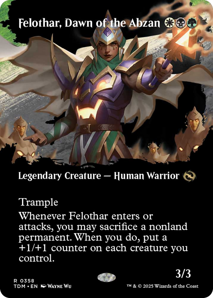 Felothar, Dawn of the Abzan (Borderless) [Tarkir: Dragonstorm] | Total Play