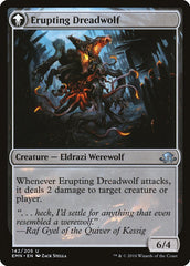 Smoldering Werewolf // Erupting Dreadwolf [Eldritch Moon] | Total Play