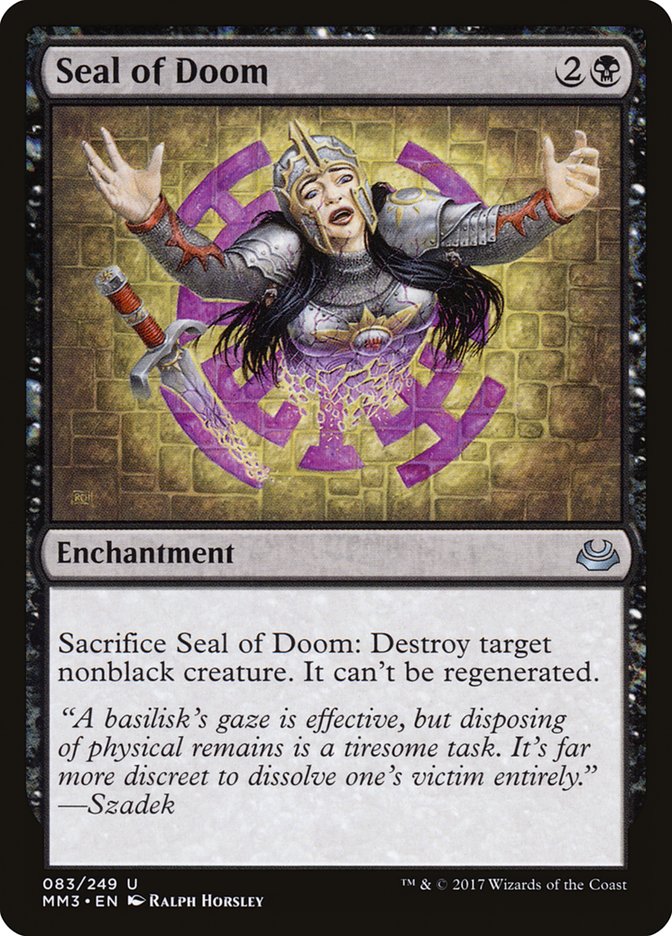 Seal of Doom [Modern Masters 2017] | Total Play