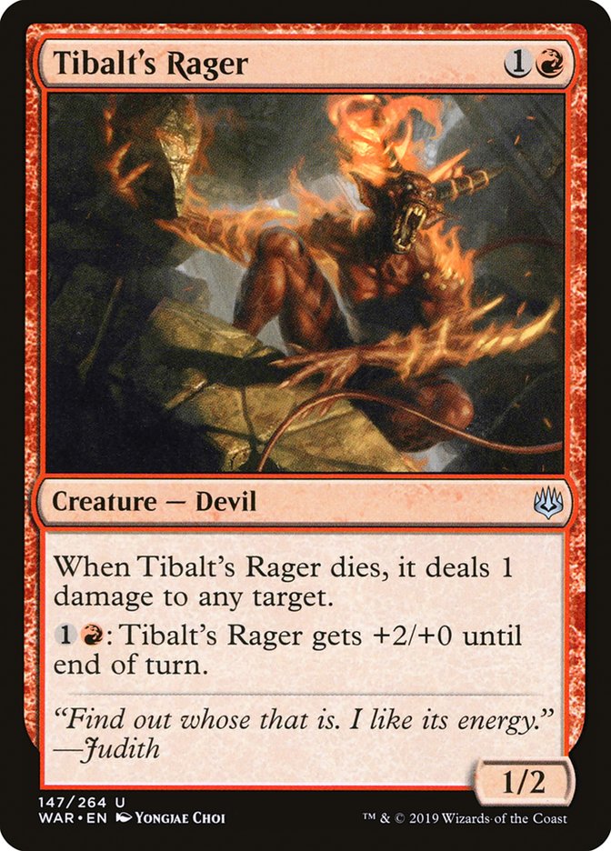 Tibalt's Rager [War of the Spark] | Total Play