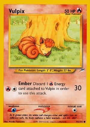Vulpix (91/105) [Neo Destiny Unlimited] | Total Play