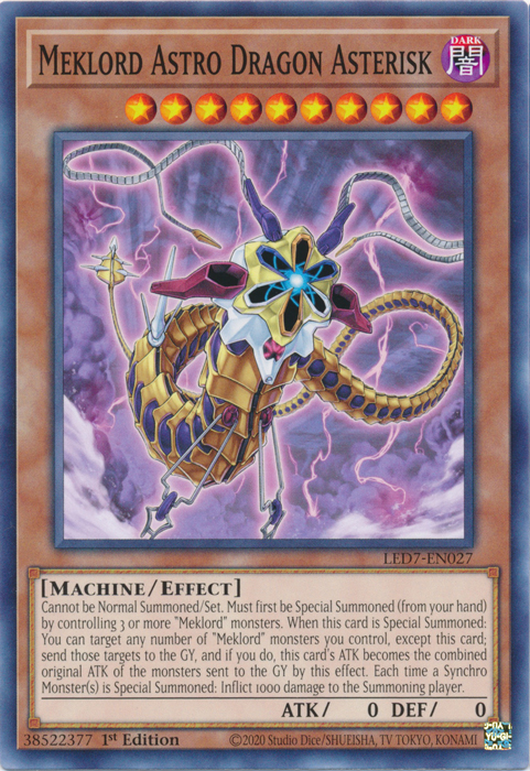 Meklord Astro Dragon Asterisk [LED7-EN027] Common | Total Play