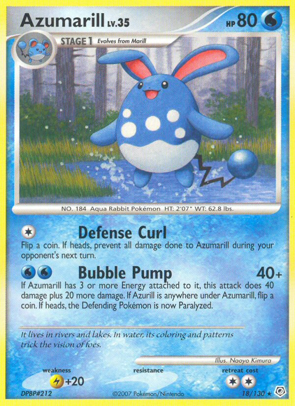 Azumarill (18/130) [Diamond & Pearl: Base Set] | Total Play