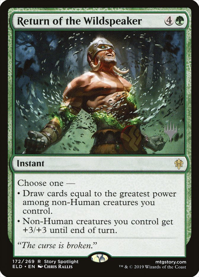 Return of the Wildspeaker (Promo Pack) [Throne of Eldraine Promos] | Total Play