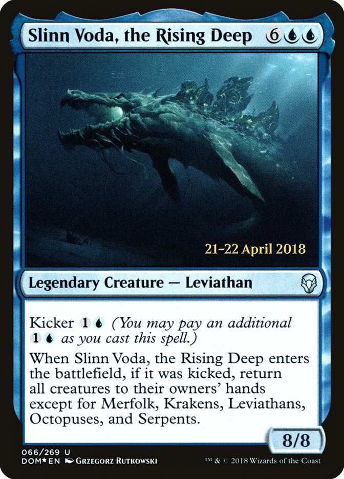 Slinn Voda, the Rising Deep [Dominaria Prerelease Promos] | Total Play