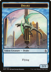Angel of Sanctions // Drake Double-Sided Token [Amonkhet Tokens] | Total Play
