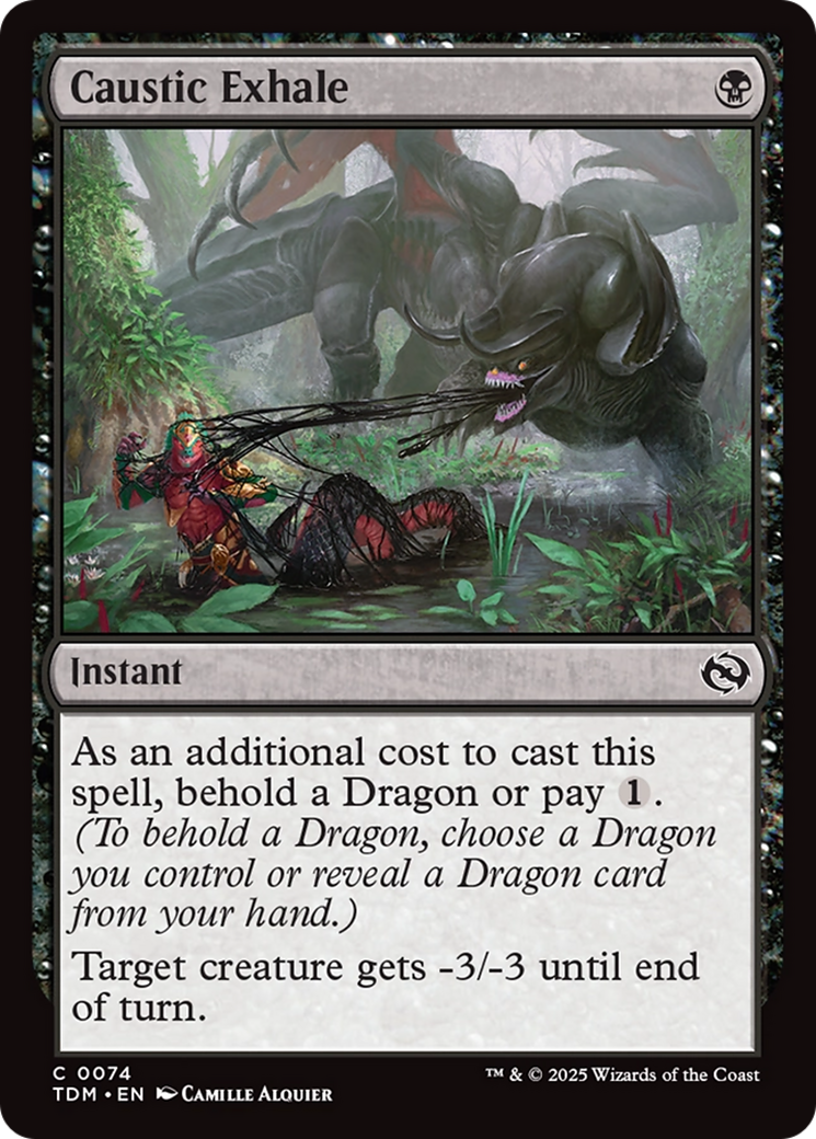 Caustic Exhale [Tarkir: Dragonstorm] | Total Play