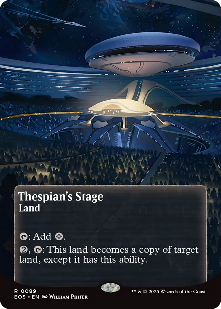 Thespian's Stage (0089) (Borderless) [Edge of Eternities: Stellar Sights] | Total Play