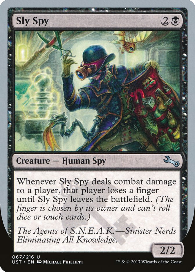 Sly Spy ("Sinister Nerds Eliminating All Knowledge") [Unstable] | Total Play