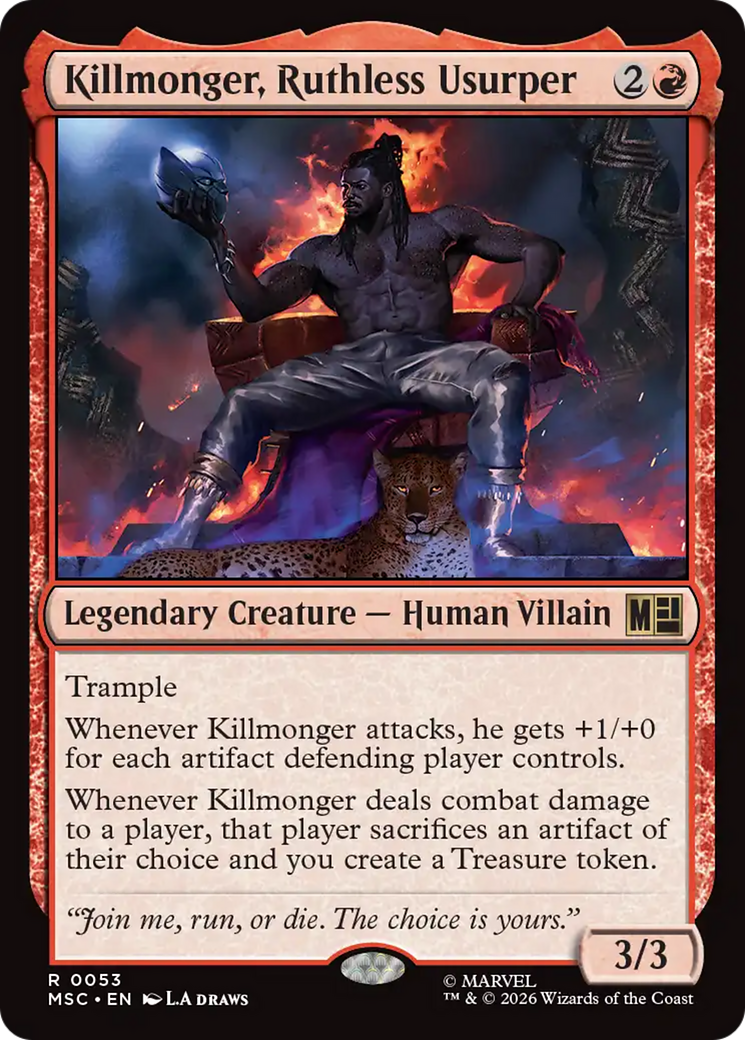 Killmonger, Ruthless Usurper [Marvel Super Heroes Commander] | Total Play