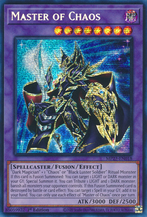 Master of Chaos [MP23-EN018] Prismatic Secret Rare | Total Play