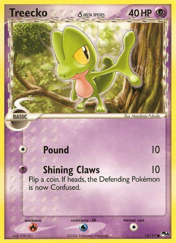 Treecko (15/17) (Delta Species) [POP Series 4] | Total Play