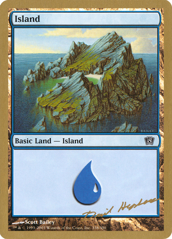 Island (dh338) (Dave Humpherys) [World Championship Decks 2003] | Total Play