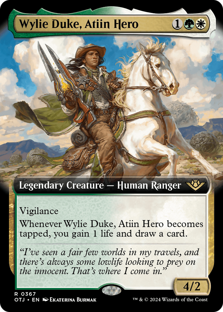 Wylie Duke, Atiin Hero (Extended Art) [Outlaws of Thunder Junction] | Total Play
