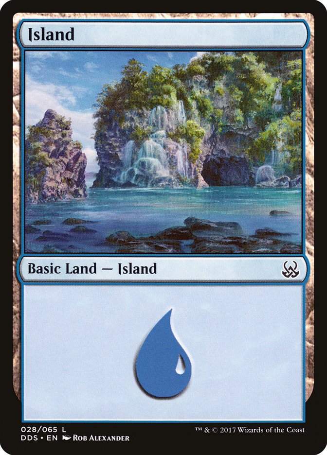 Island (28) [Duel Decks: Mind vs. Might] | Total Play