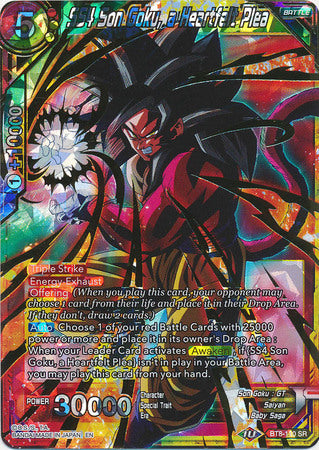 SS4 Son Goku, a Heartfelt Plea (BT8-110) [Revision Pack 2020] | Total Play