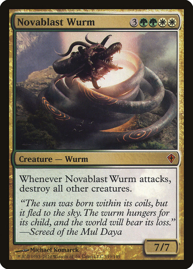 Novablast Wurm [Worldwake] | Total Play
