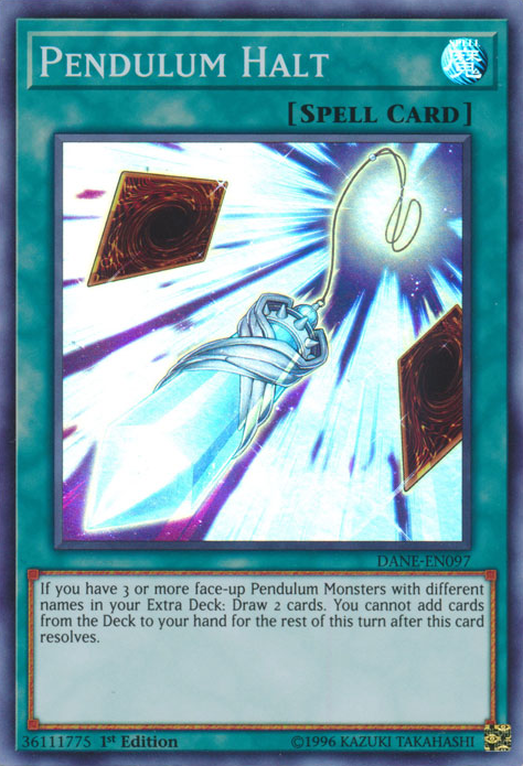 Pendulum Halt [DANE-EN097] Super Rare | Total Play