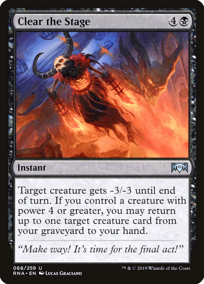 Clear the Stage [Ravnica Allegiance] | Total Play