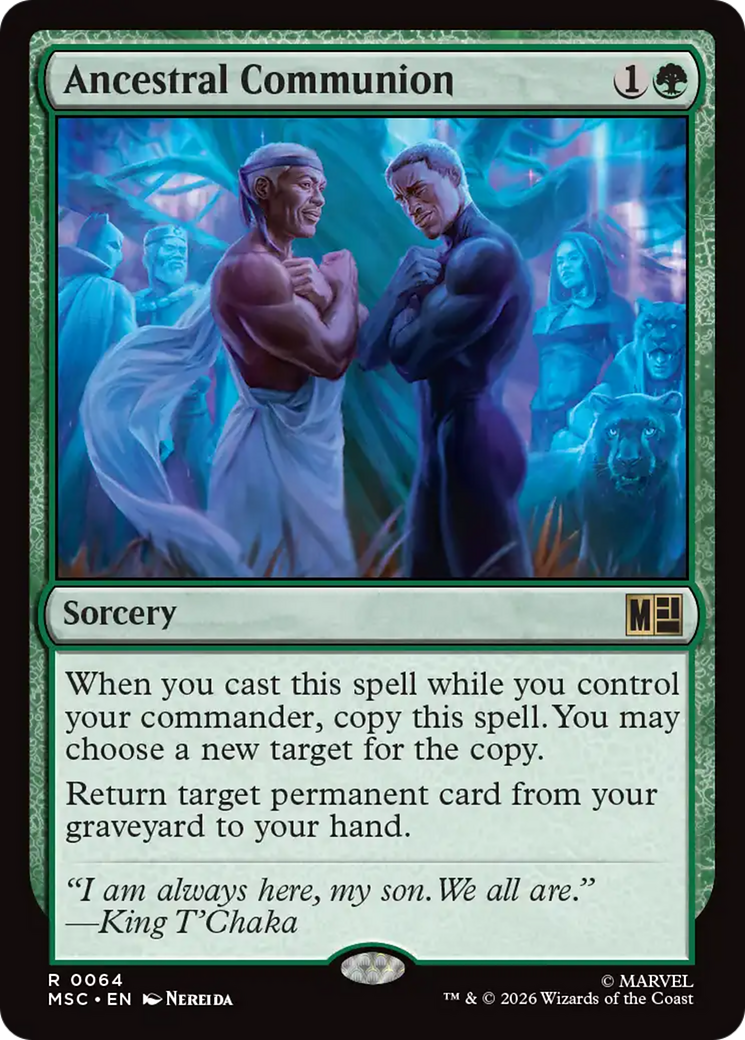 Ancestral Communion (Surge Foil) [Marvel Super Heroes Commander] | Total Play