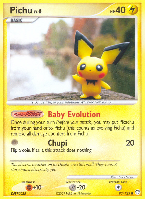 Pichu (93/123) [Diamond & Pearl: Mysterious Treasures] | Total Play