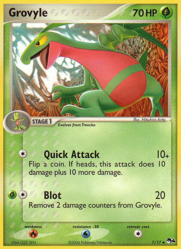 Grovyle (7/17) [POP Series 4] | Total Play