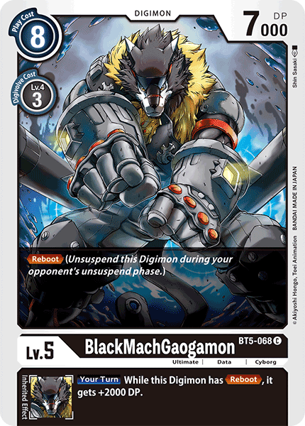 BlackMachGaogamon [BT5-068] [Battle of Omni] | Total Play