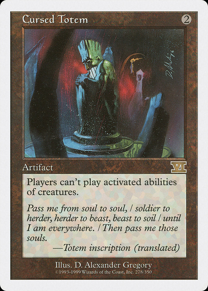 Cursed Totem [Classic Sixth Edition] | Total Play