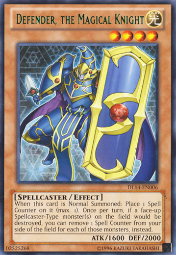 Defender, the Magical Knight (Green) [DL14-EN006] Rare | Total Play