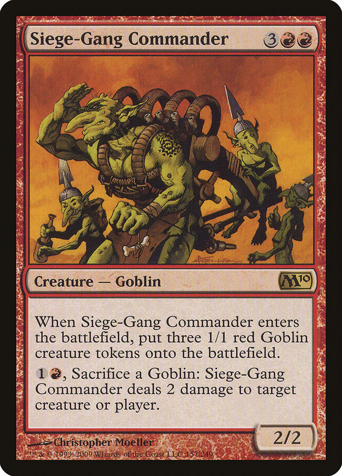 Siege-Gang Commander [Magic 2010] | Total Play