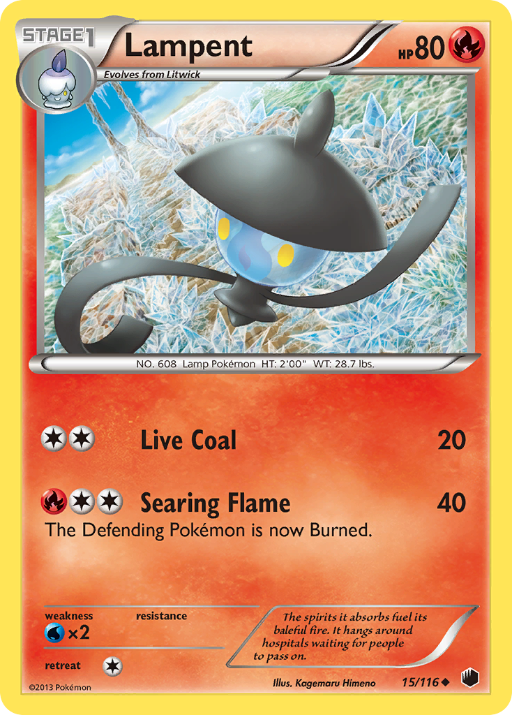 Lampent (15/116) [Black & White: Plasma Freeze] | Total Play