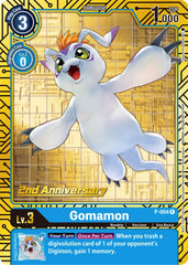 Gomamon [P-004] (2nd Anniversary Card Set) [Promotional Cards] | Total Play