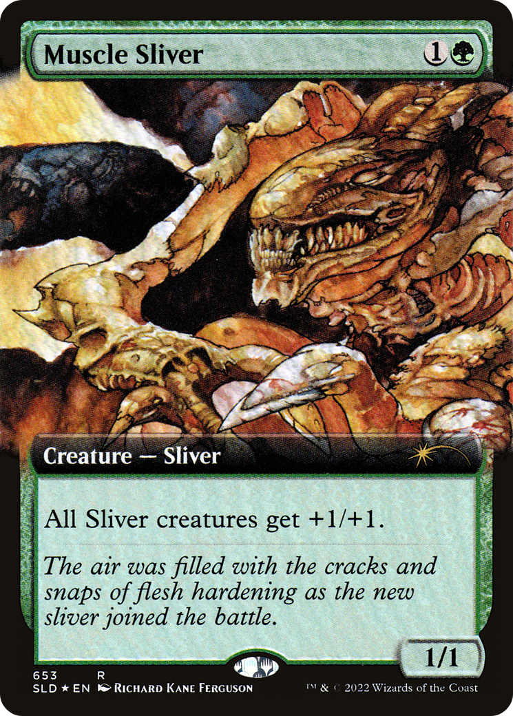 Muscle Sliver (Extended Art) [Secret Lair Drop Promos] | Total Play