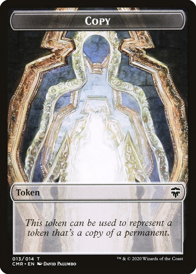 Copy (013) // Golem Double-Sided Token [Commander Legends Tokens] | Total Play