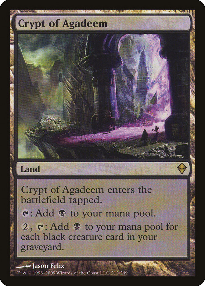 Crypt of Agadeem [Zendikar] | Total Play