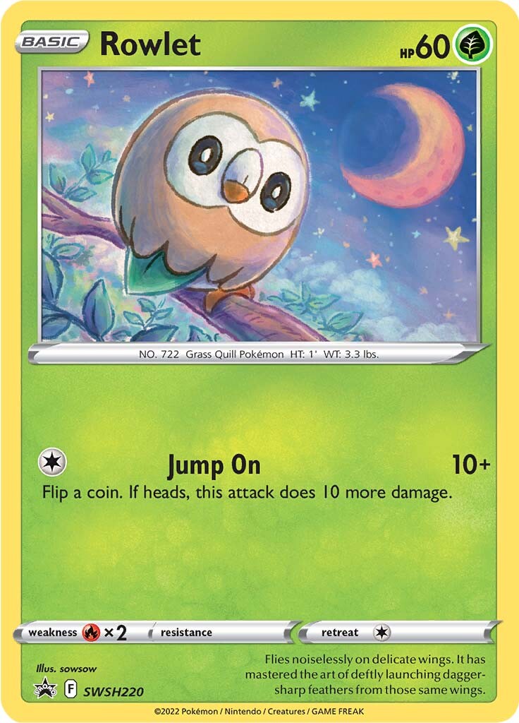 Rowlet (SWSH220) [Sword & Shield: Black Star Promos] | Total Play