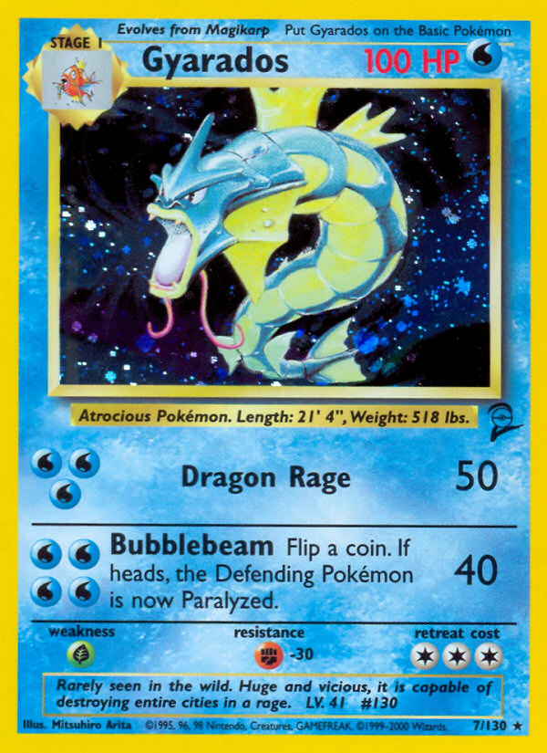 Gyarados (7/130) [Base Set 2] | Total Play