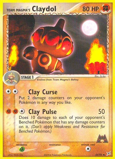 Team Magma's Claydol (33/95) [EX: Team Magma vs Team Aqua] | Total Play