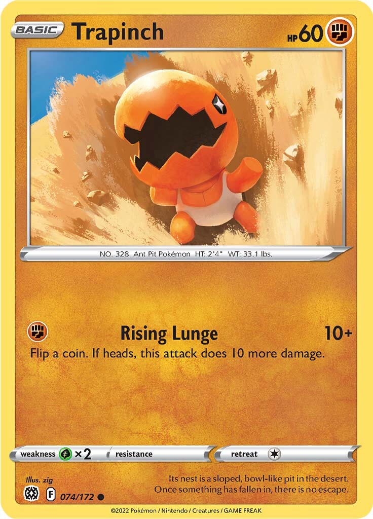 Trapinch (074/172) [Sword & Shield: Brilliant Stars] | Total Play