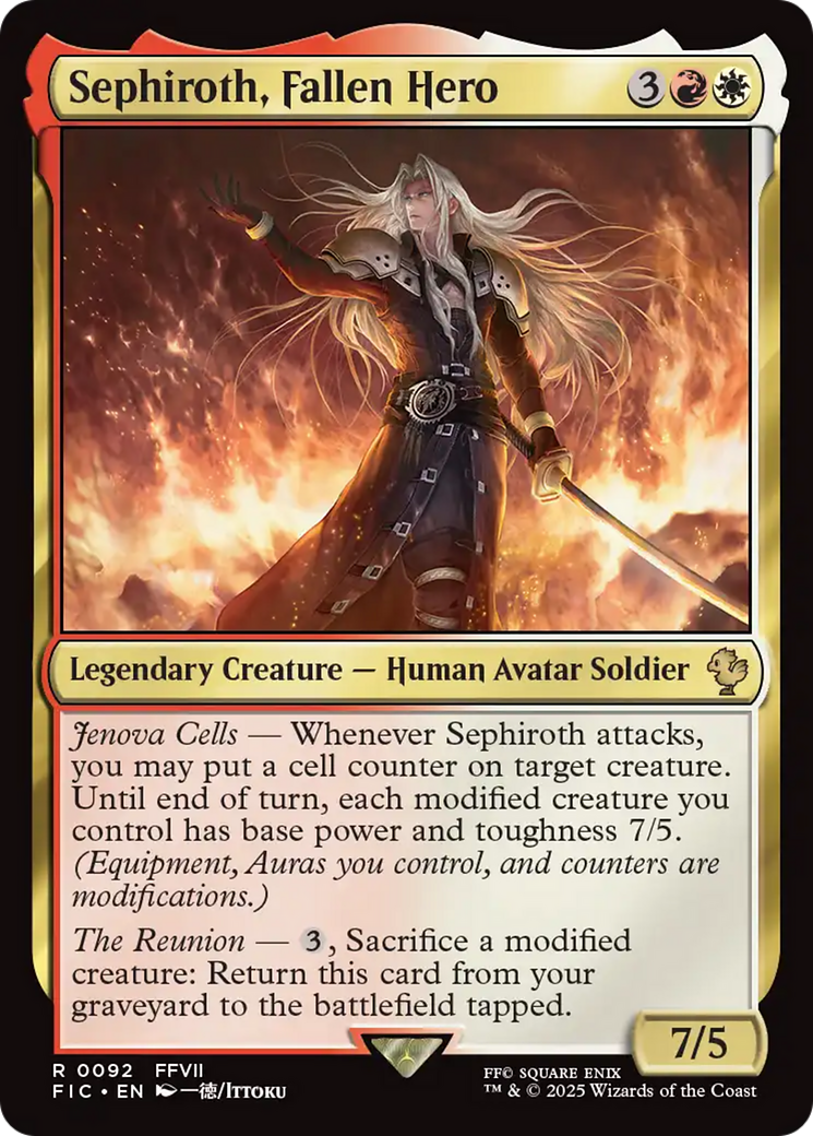 Sephiroth, Fallen Hero [FINAL FANTASY Commander] | Total Play