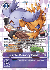 Purple Memory Boost! [P-040] (Box Promotion Pack - Next Adventure) [Promotional Cards] | Total Play