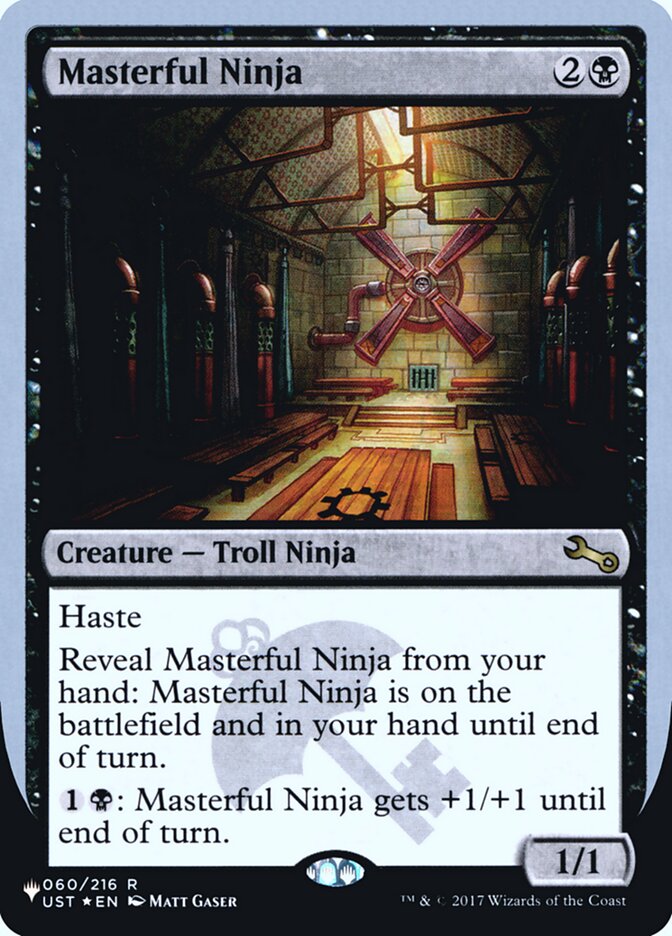 Masterful Ninja (Unfinity Foil Edition) [The List] | Total Play