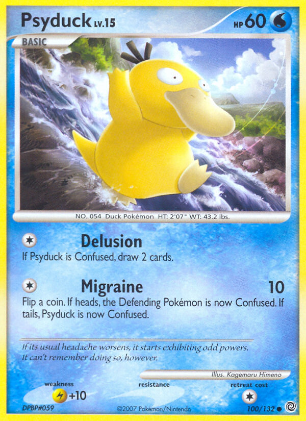 Psyduck (100/132) [Diamond & Pearl: Secret Wonders] | Total Play